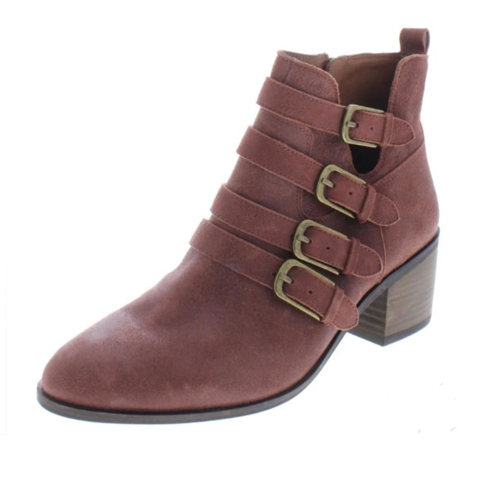Lucky Brand Loreniah Leather Booties
